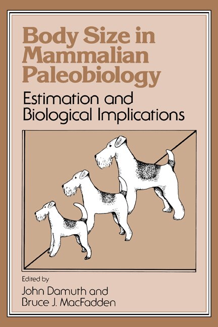 Front cover_Body Size in Mammalian Paleobiology