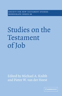 Front cover_Studies on the Testament of Job