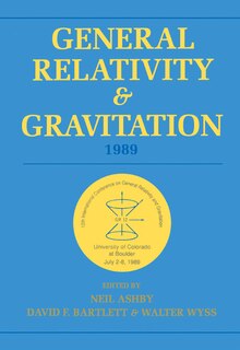 Front cover_General Relativity and Gravitation, 1989