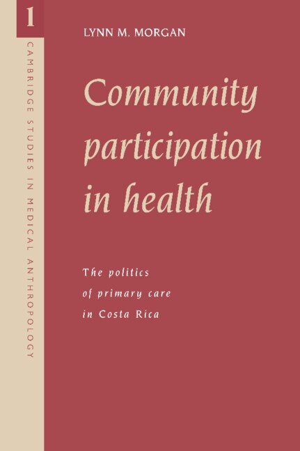 Couverture_Community Participation In Health