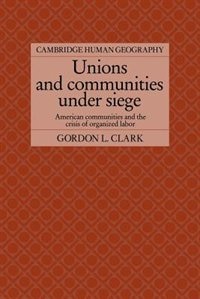 Couverture_Unions And Communities Under Siege