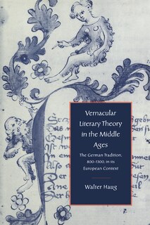 Couverture_Vernacular Literary Theory in the Middle Ages
