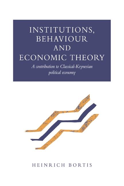 Front cover_Institutions, Behaviour and Economic Theory