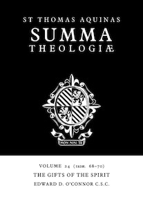 Front cover_Summa Theologiae: Volume 24, The Gifts of the Spirit