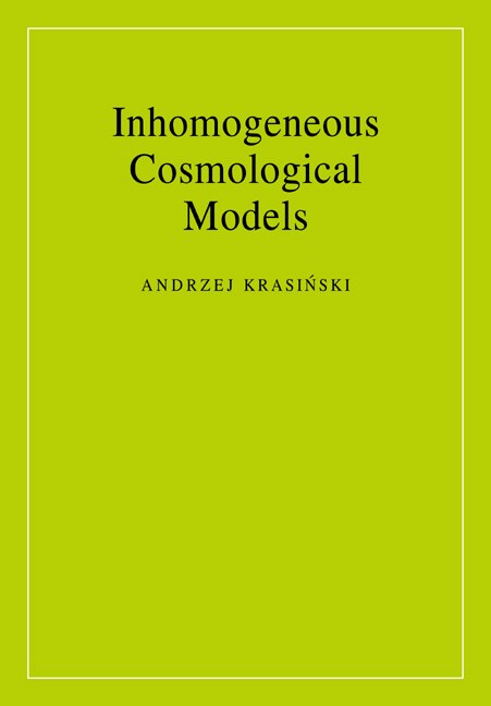 Front cover_Inhomogeneous Cosmological Models