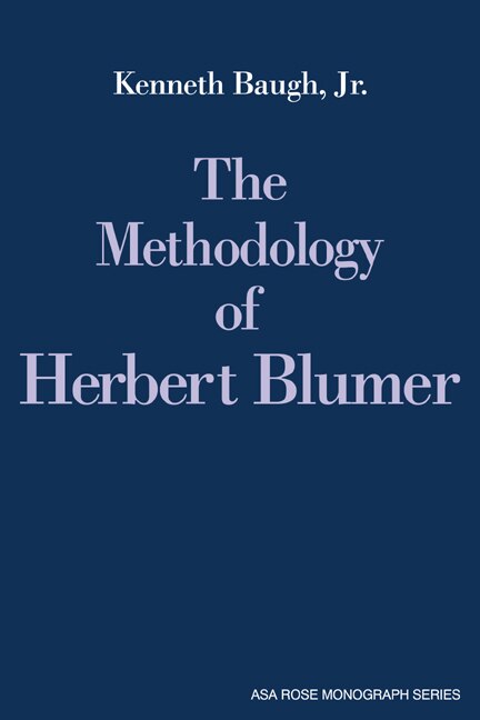 Front cover_The Methodology Of Herbert Blumer