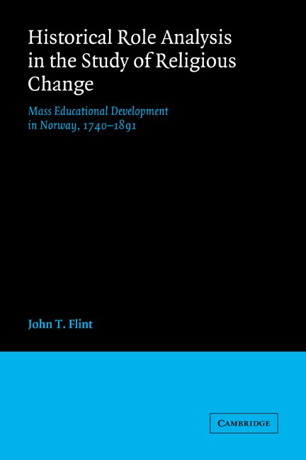 Front cover_Historical Role Analysis in the Study of Religious Change