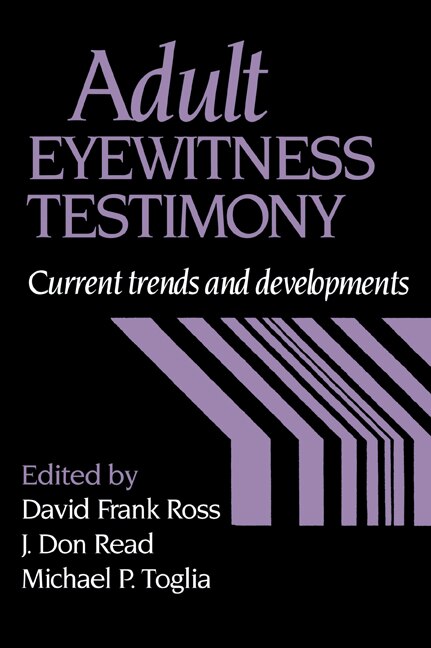 Couverture_Adult Eyewitness Testimony