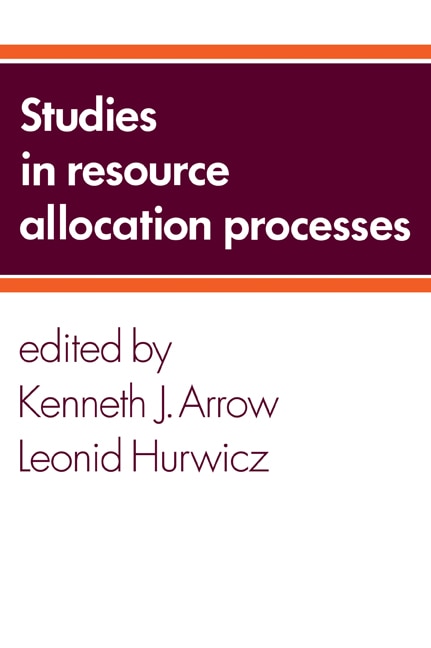 Couverture_Studies in Resource Allocation Processes