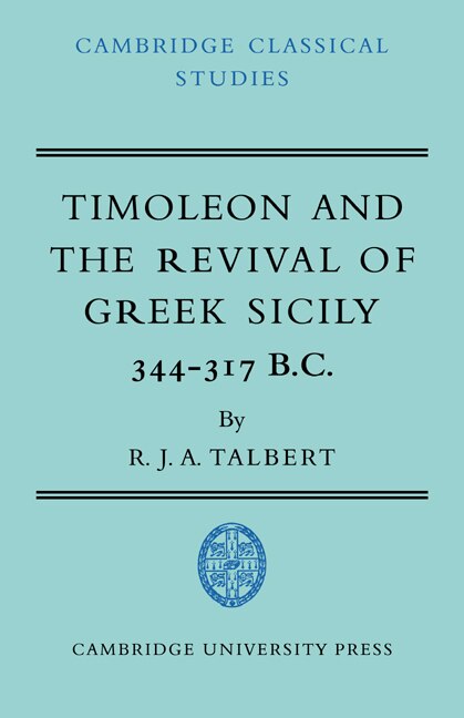 Front cover_Timoleon and the Revival of Greek Sicily
