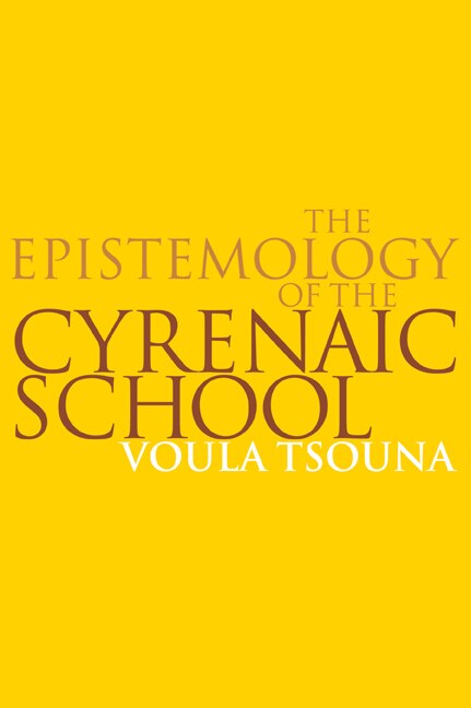Couverture_The Epistemology Of The Cyrenaic School