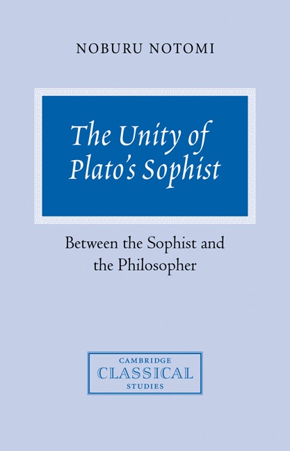 Couverture_The Unity Of Plato's Sophist