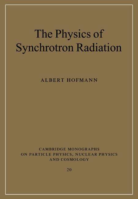 Couverture_The Physics of Synchrotron Radiation