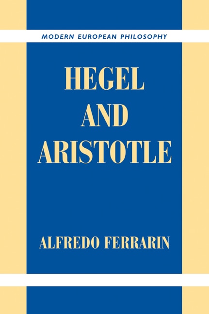 Couverture_Hegel and Aristotle