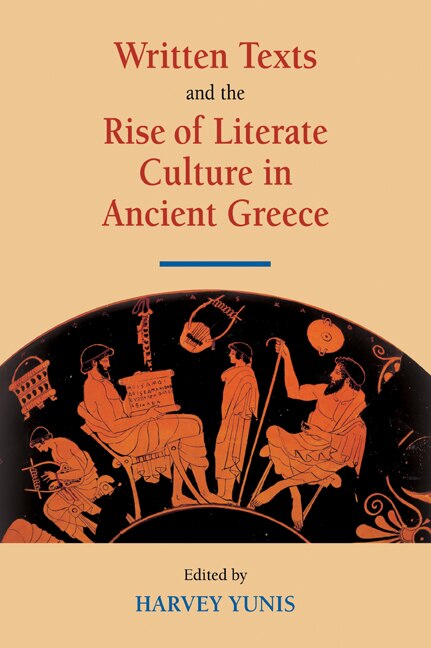 Couverture_Written Texts and the Rise of Literate Culture in Ancient Greece