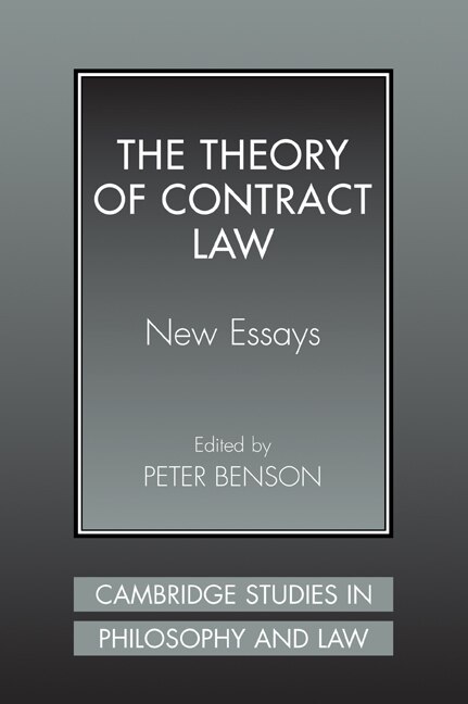 Front cover_The Theory of Contract Law