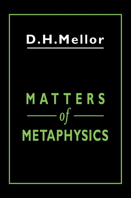 Couverture_Matters of Metaphysics