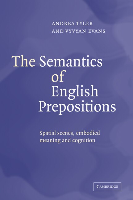 Front cover_The Semantics of English Prepositions