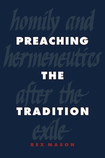 Front cover_Preaching the Tradition