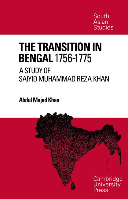 Front cover_The Transition in Bengal, 1756–75
