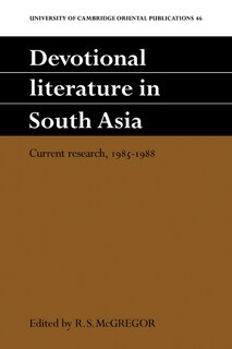 Couverture_Devotional Literature in South Asia