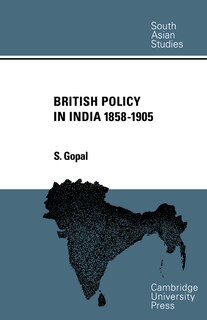 Front cover_British Policy in India 1858-1905