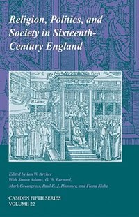 Couverture_Religion, Politics, and Society in Sixteenth-Century England