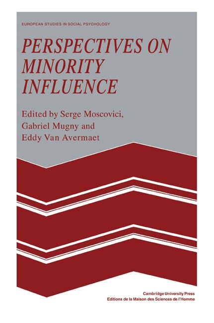 Couverture_Perspectives on Minority Influence