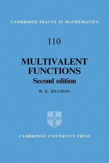 Front cover_Multivalent Functions