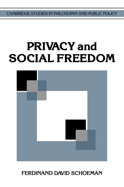 Front cover_Privacy and Social Freedom
