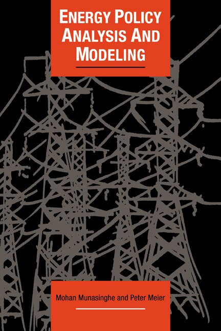 Front cover_Energy Policy Analysis and Modelling
