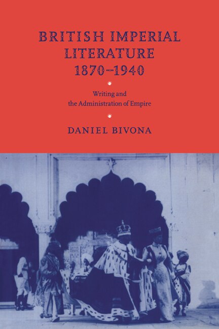 Couverture_British Imperial Literature, 1870–1940