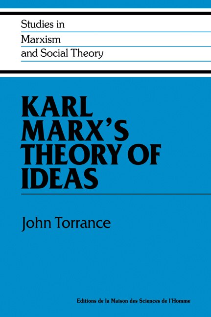Front cover_Karl Marx's Theory Of Ideas