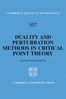 Front cover_Duality and Perturbation Methods in Critical Point Theory