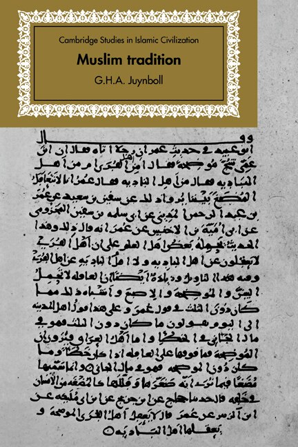 Front cover_Muslim Tradition