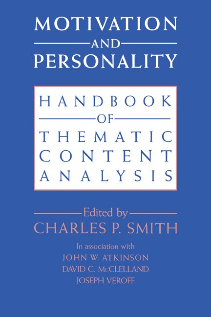 Front cover_Motivation and Personality