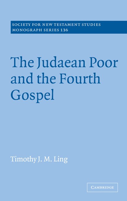 Couverture_The Judaean Poor and the Fourth Gospel