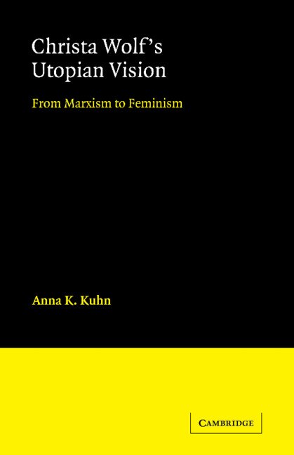 Front cover_Christa Wolf's Utopian Vision