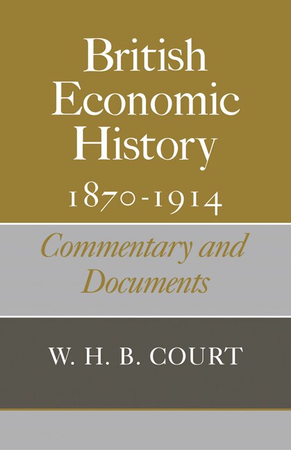 Couverture_British Economic History 1870–1914