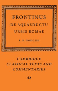 Frontinus: De Aquaeductu Urbis Romae