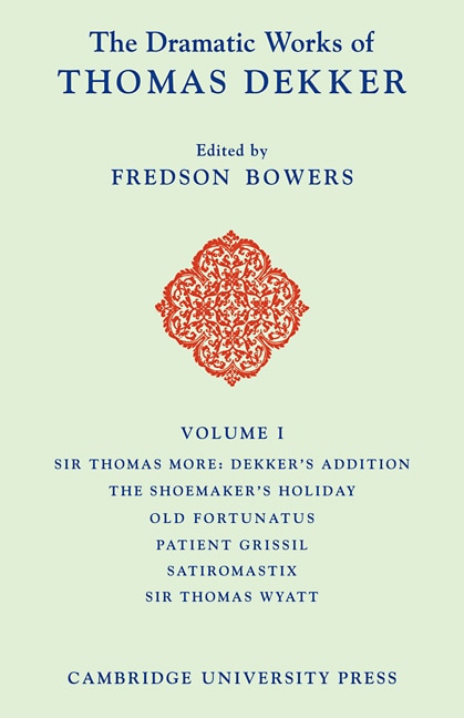 Front cover_The Dramatic Works of Thomas Dekker