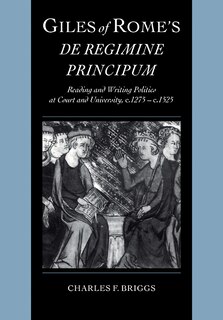 Front cover_Giles of Rome's De regimine principum