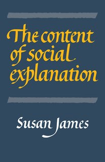 Couverture_The Content of Social Explanation
