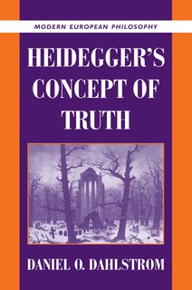 Couverture_Heidegger's Concept Of Truth