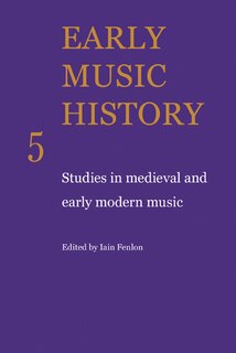Couverture_Early Music History
