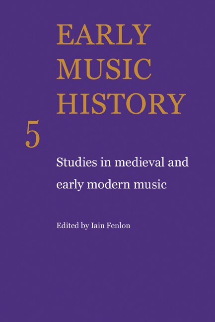 Couverture_Early Music History