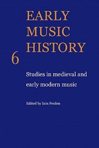 Couverture_Early Music History