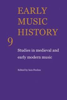 Couverture_Early Music History