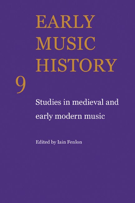 Couverture_Early Music History