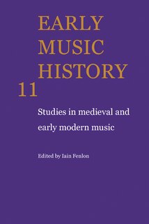 Front cover_Early Music History